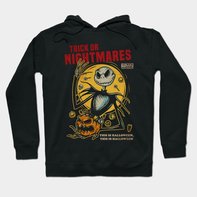 Trick or Nightmares Hoodie by Greendevil